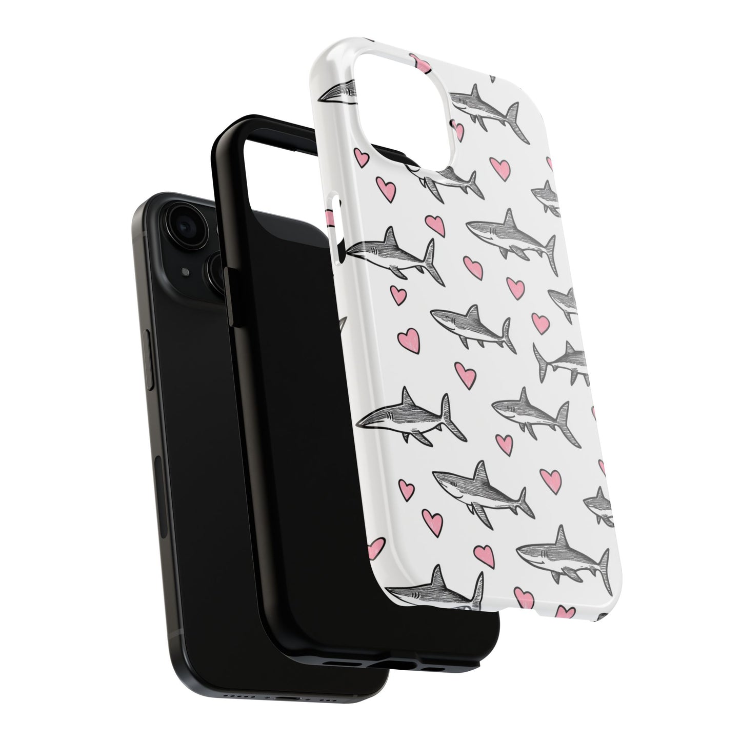 Animal Instinct | Shark Love Tough Phone Case