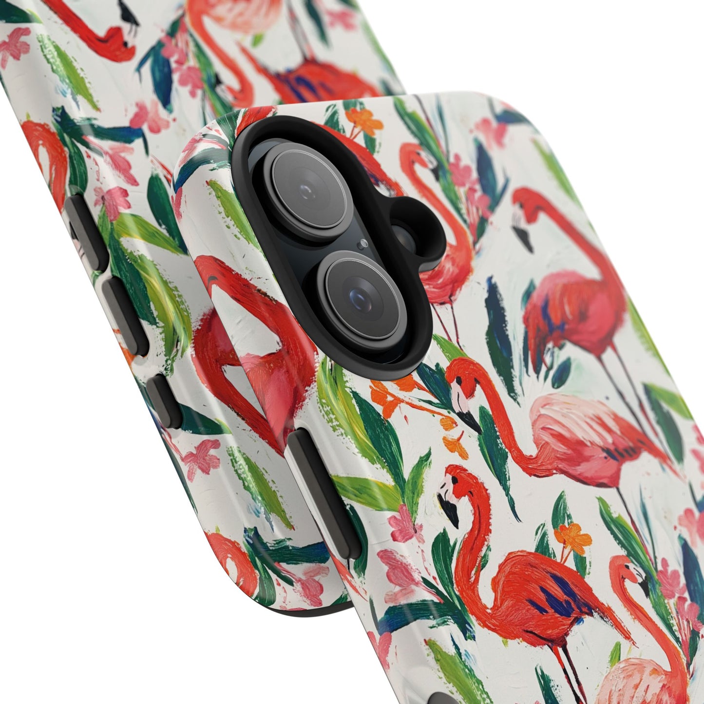 Animal Instinct | Flamingos Tough Phone Case