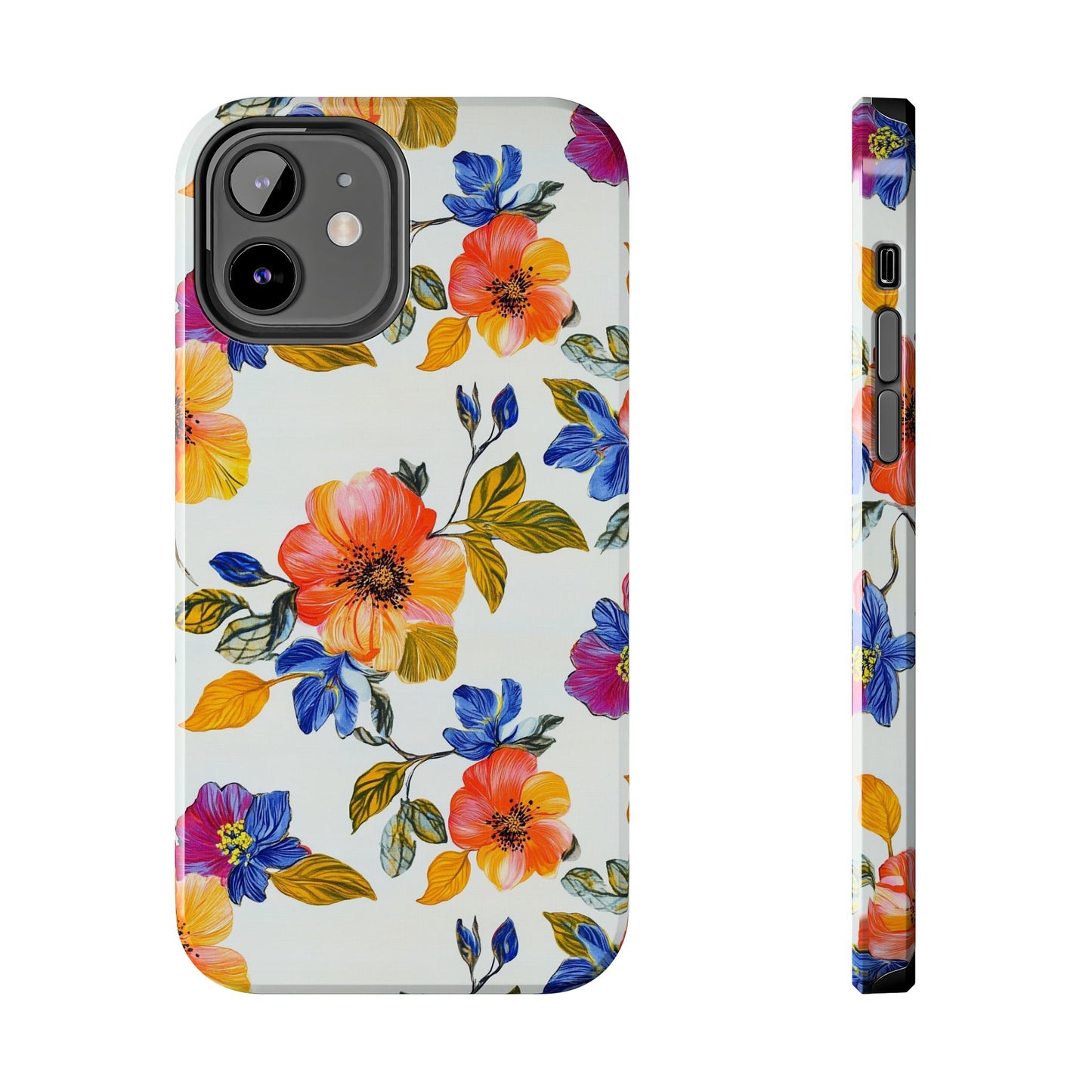 In Bloom | Colorful Florals Tough Phone Cases
