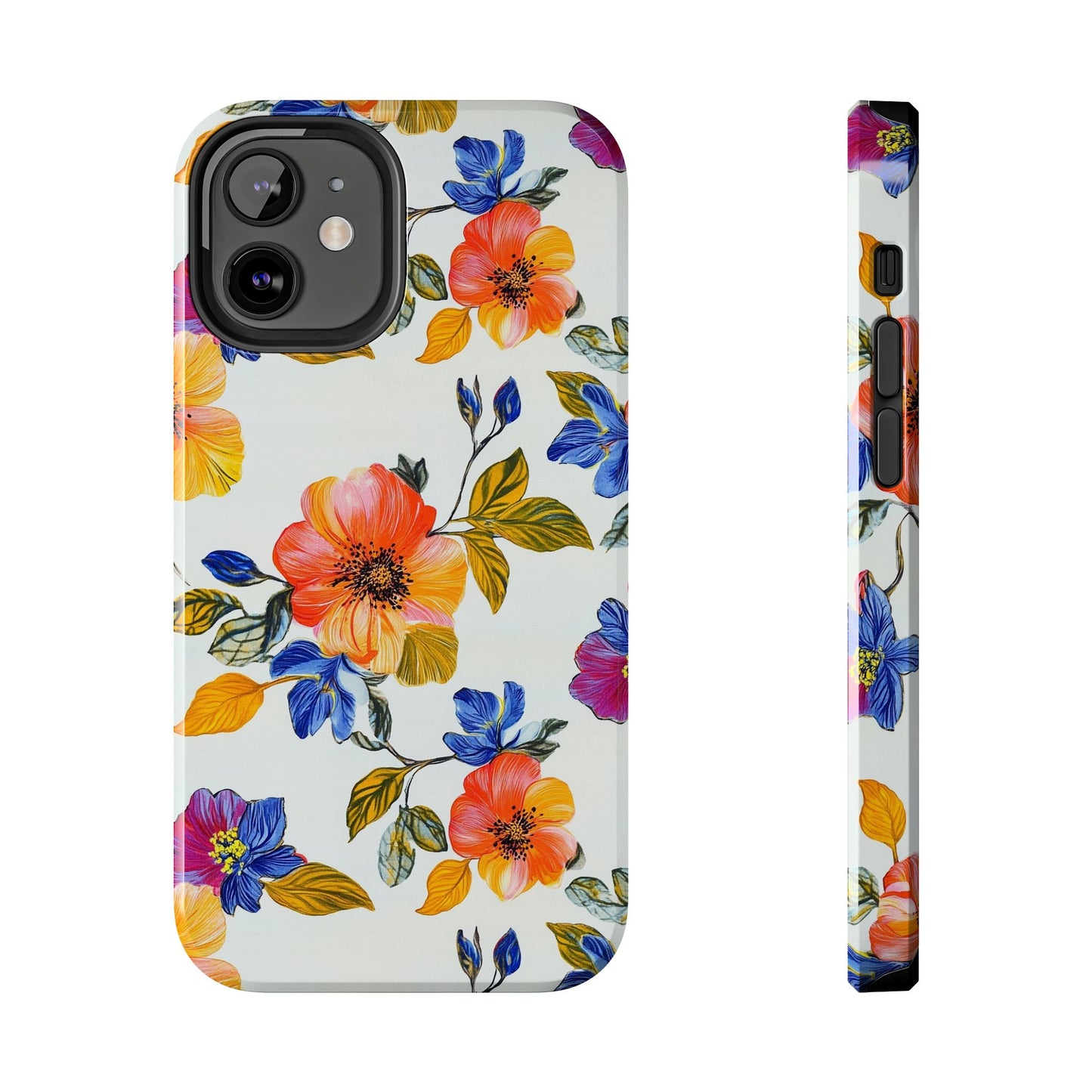 In Bloom | Colorful Florals Tough Phone Cases