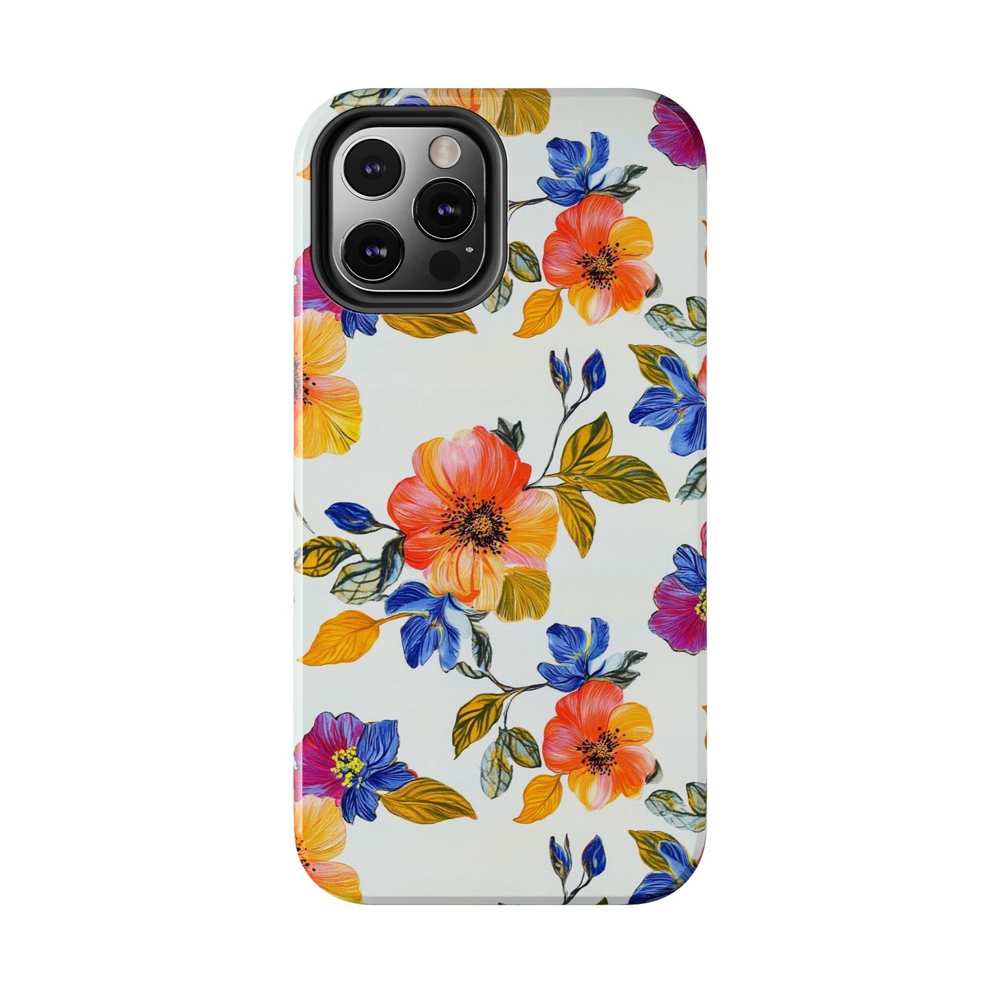 In Bloom | Colorful Florals Tough Phone Cases