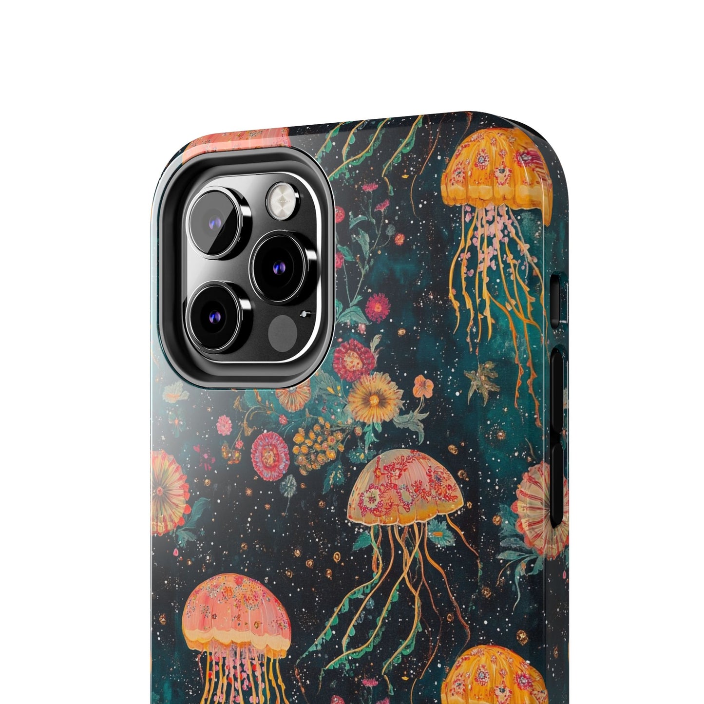 Under the Sea | Jellyfish Phone Cases, Floral Ocean Design, Sea Creature Protective Cover, Unique Tech Accessories, Underwater Theme Gifts, Tough Phone
