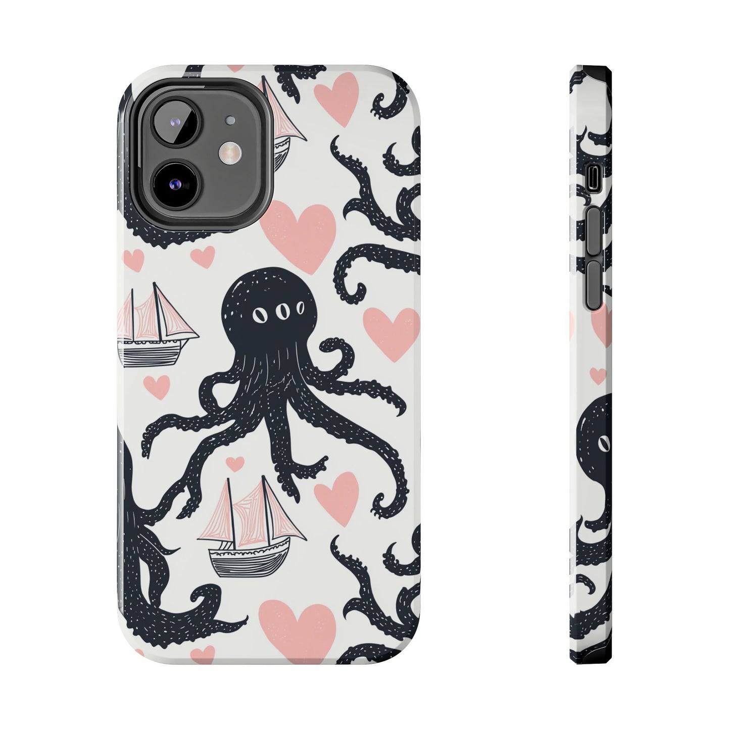 Quirky Chic | Kraken Boat Love Tough Phone Case
