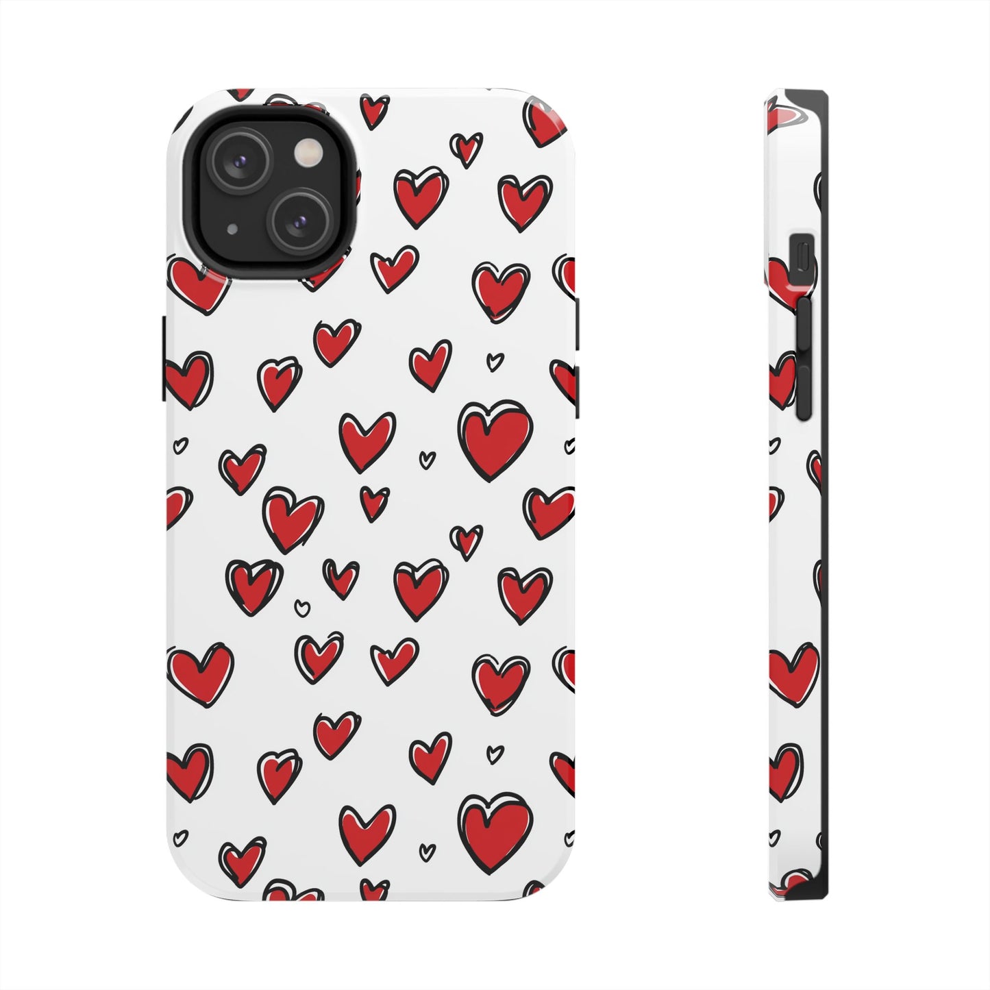 Love is in the Air | Red Hearts Tough Phone Case