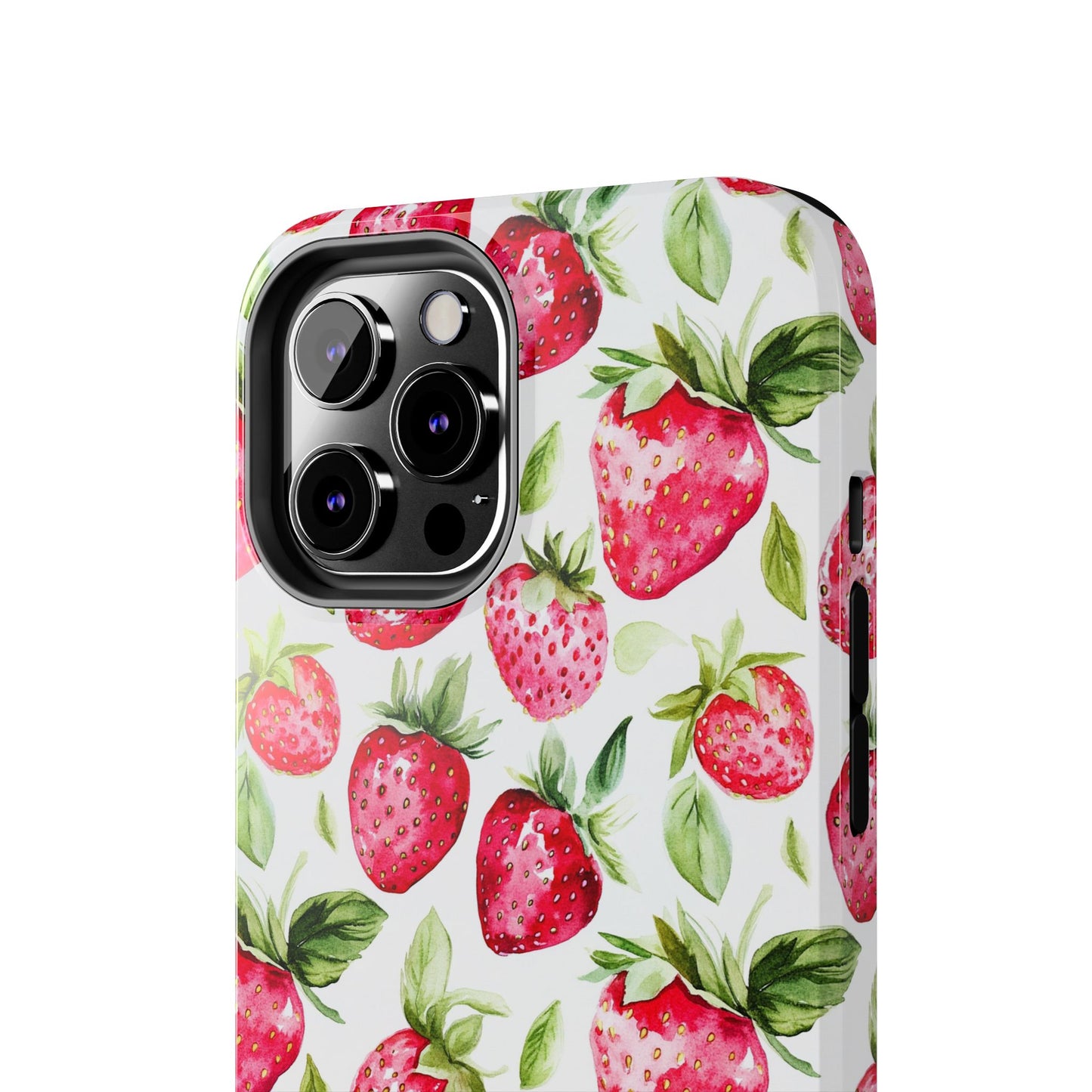 Nature Lover | Strawberry Watercolor Tough Phone Case