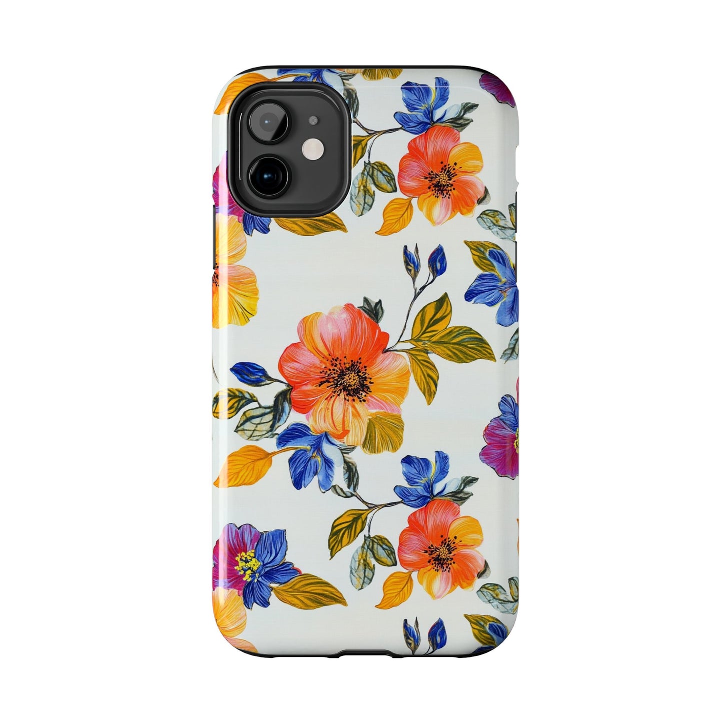 In Bloom | Colorful Florals Tough Phone Cases
