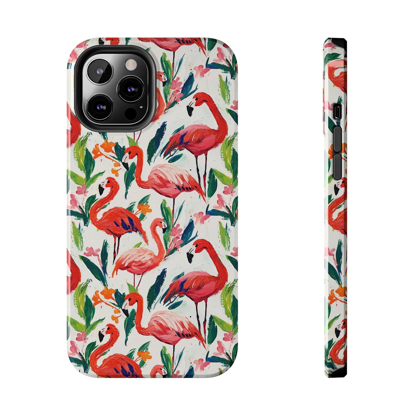 Animal Instinct | Flamingos Tough Phone Case