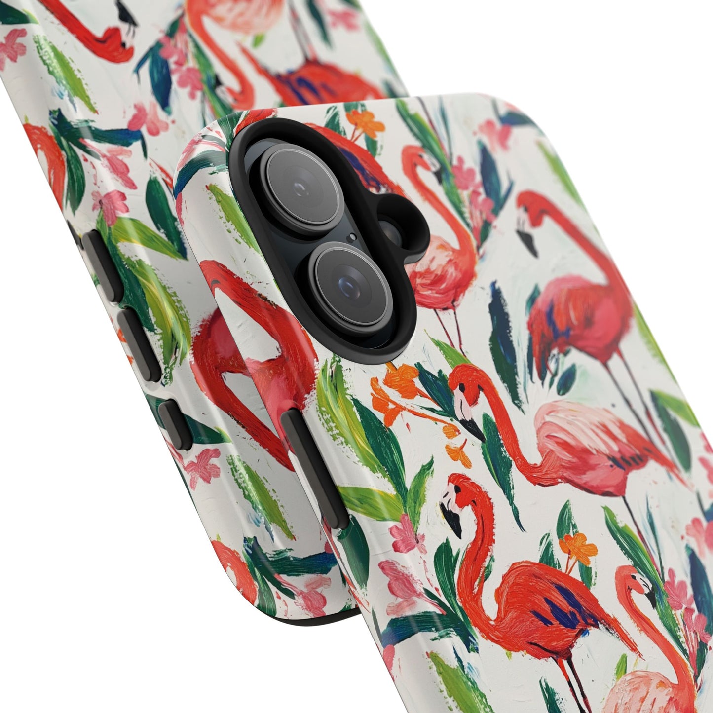 Animal Instinct | Flamingos Tough Phone Case