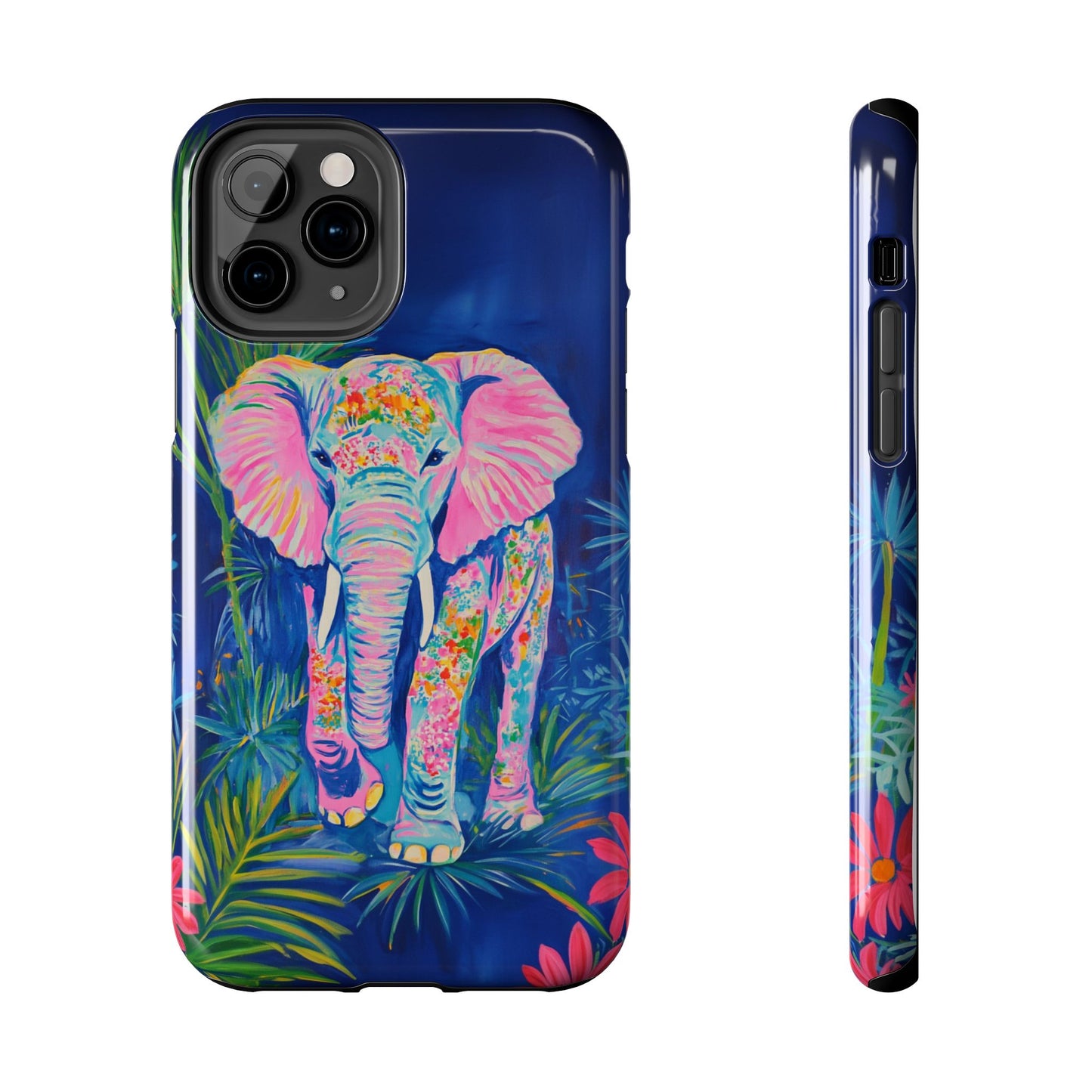 Animal Instinct | Vibrant Elephant Tough Phone Case