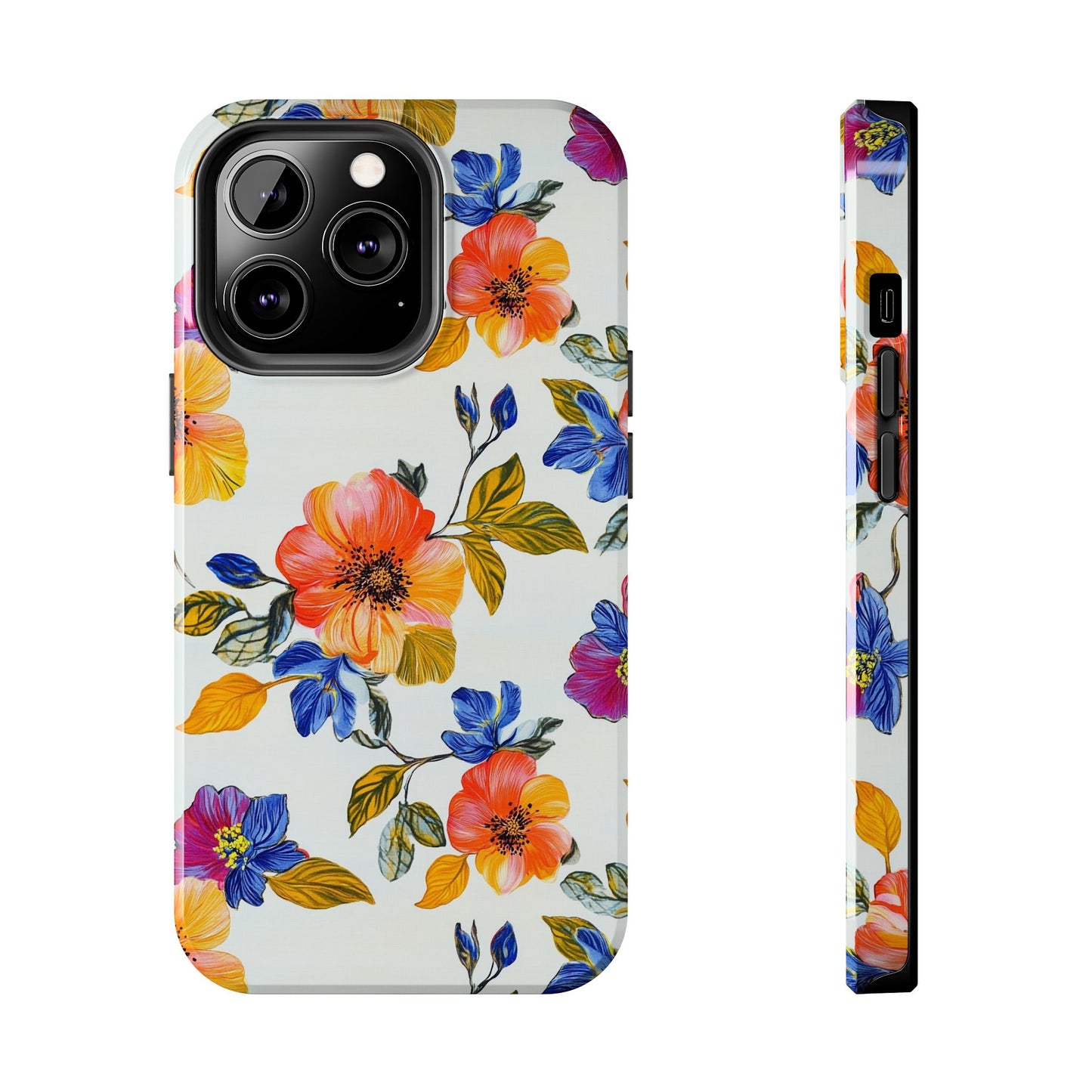 In Bloom | Colorful Florals Tough Phone Cases