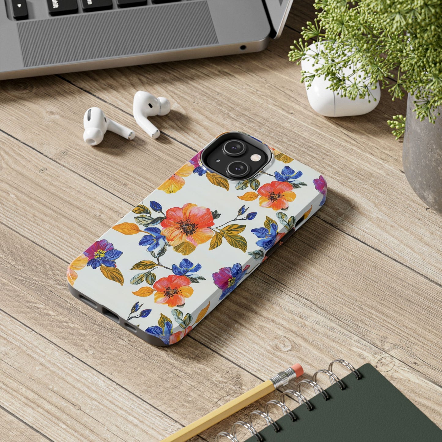 In Bloom | Colorful Florals Tough Phone Cases