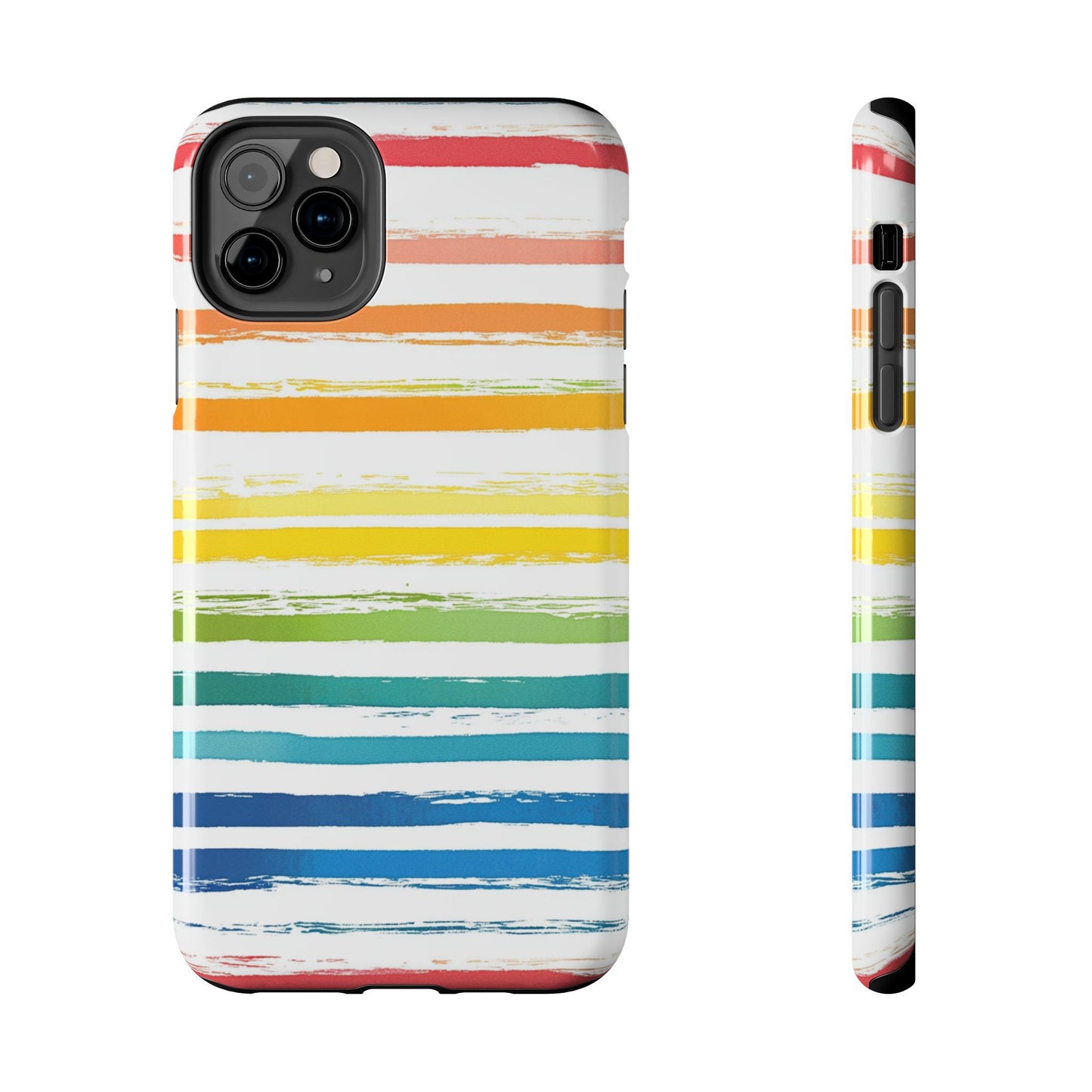 Vibrant Lines | Rainbow Stripes Phone Case