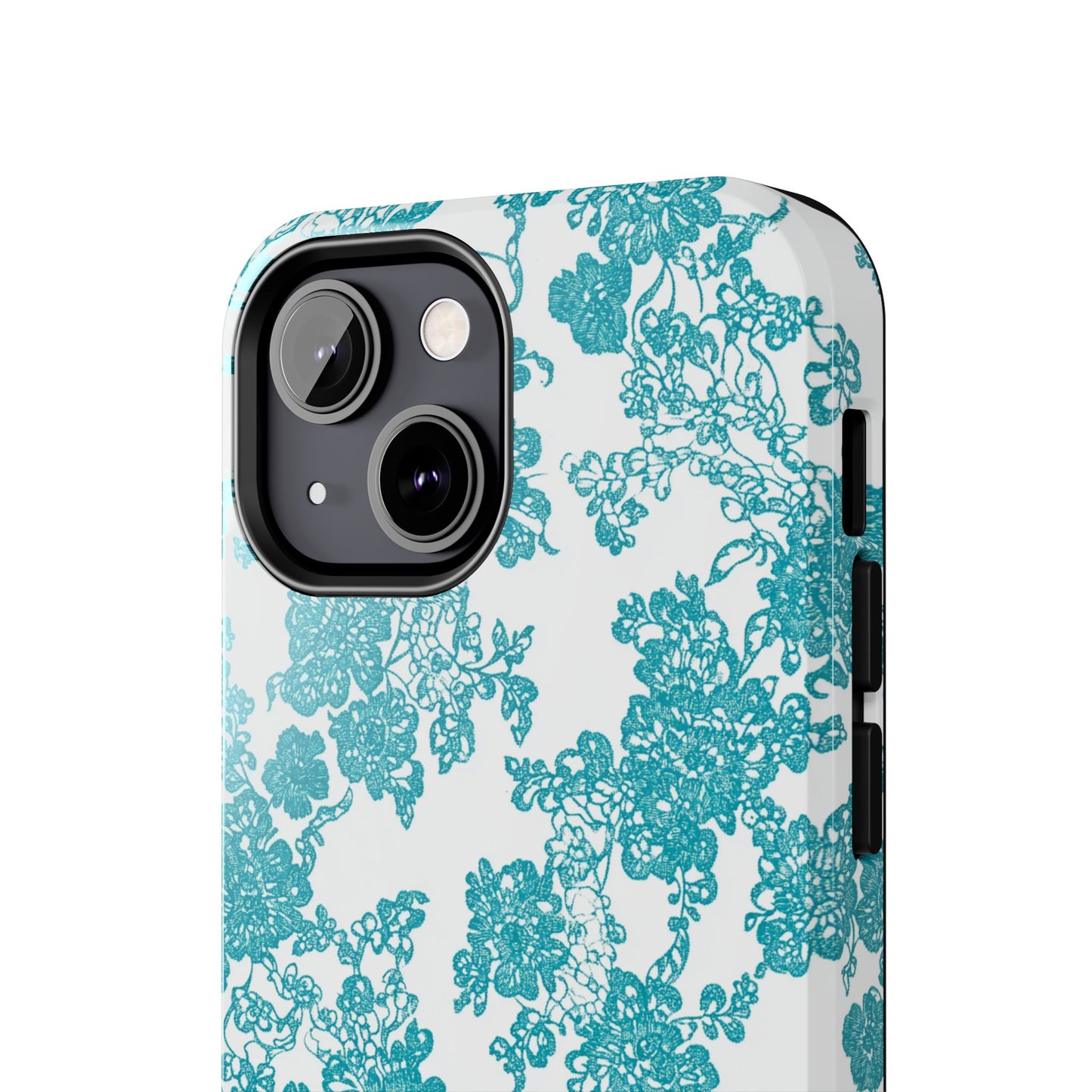 Boho Bliss | Teal on White Lace