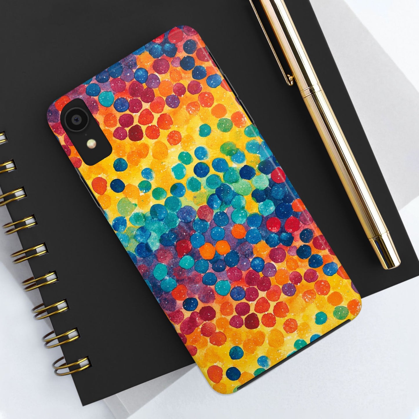 Trendy Spots | Rainbow Polka Dots Phone Case