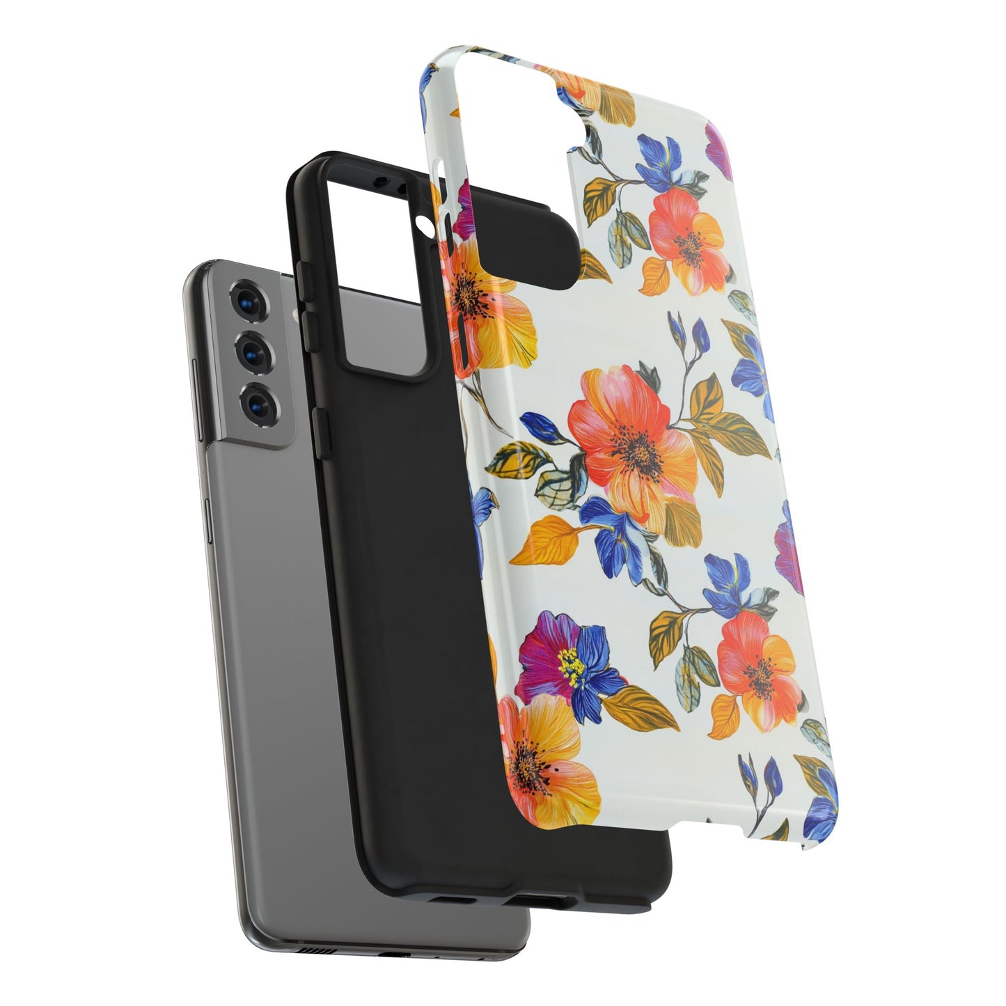 In Bloom | Colorful Florals Tough Phone Cases