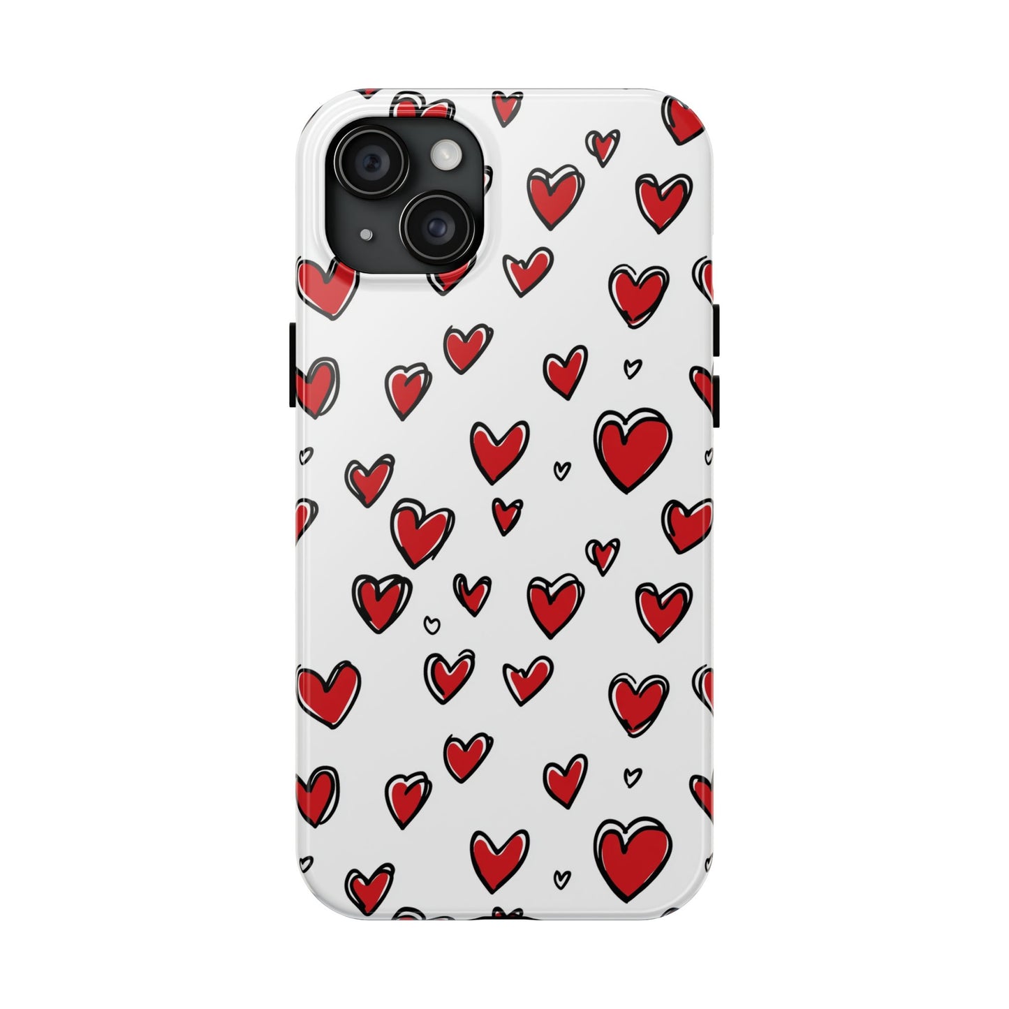 Love is in the Air | Red Hearts Tough Phone Case